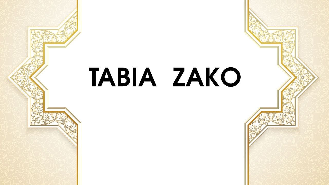 Kozi 12 – Tabia zako